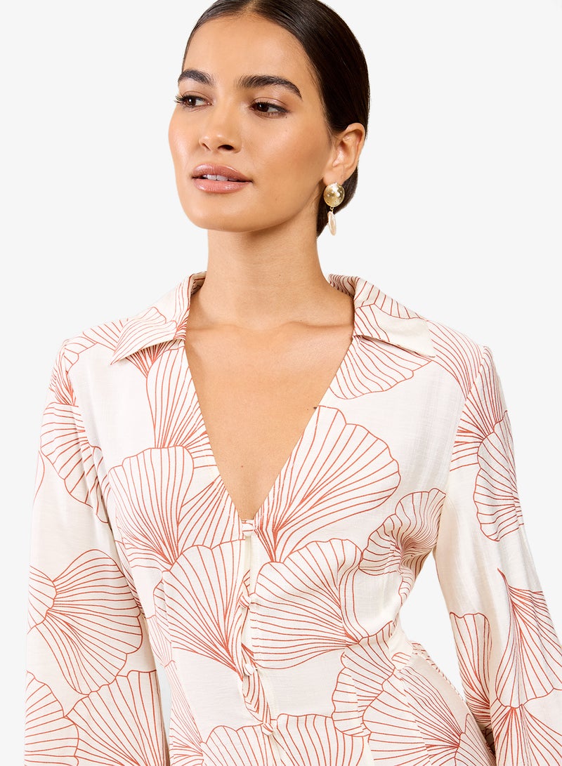 Little Mistress Shell Midi Dress - Image 3